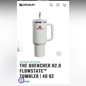 Stanley Mistletoe Twist limited edition 40oz Tumblr